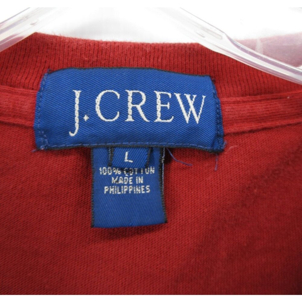 VINTAGE J crew Shirt Large Pullover Striped Preppy Classic Y2K Crewneck* - Picture 9 of 10